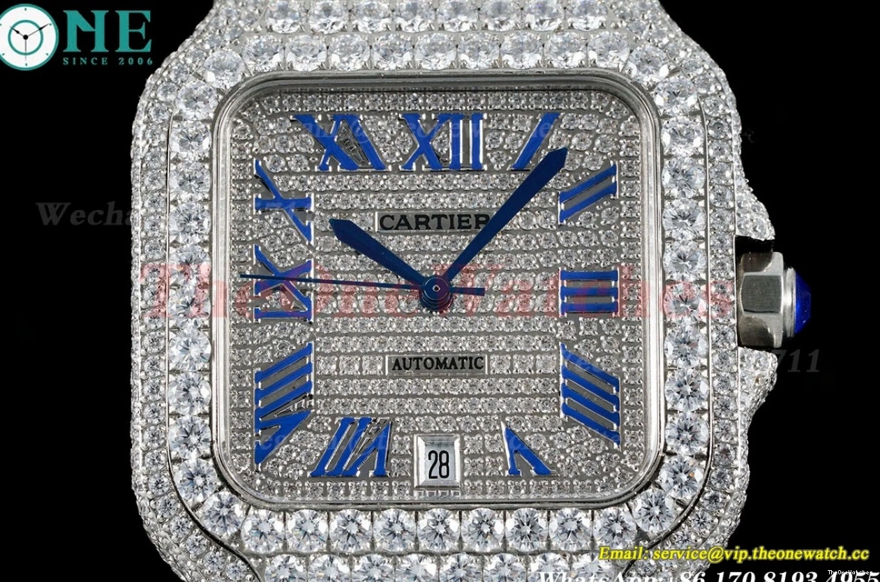 SS Mens XL 100 40mm Rmn MY9015 AMG Santos SS Dia 0124